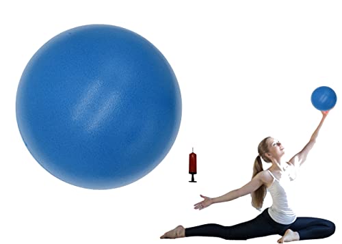 Small Exercise Ball for Between Knees, 6 inch Pilates Ball with Pump, Mini Yoga Core Ball Physical Therapy