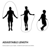 Jump Rope, Adjustable Jump Ropes for Fitness for Women Men and Kids Tangle-Free Rapid Speed Jumping Rope Cable with Ball Bearings Exercise&Slim Body at Home School Gym