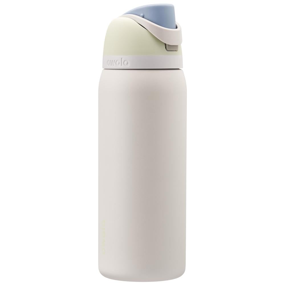 Owala FreeSip Insulated Stainless Steel Water Bottle with Straw, BPA-Free Sports Water Bottle, Great for Travel, 24 Oz, Camo Cool