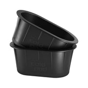 The Cold Pod Block Ice Mold for Ice Bath, 2-Pack Extra Large Ice Block Mold Reinforced with Stainless Steel for Cold Plunge, 7 Lbs Silicon Rubber Ice Cube Mold