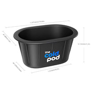 The Cold Pod Block Ice Mold for Ice Bath, 2-Pack Extra Large Ice Block Mold Reinforced with Stainless Steel for Cold Plunge, 7 Lbs Silicon Rubber Ice Cube Mold