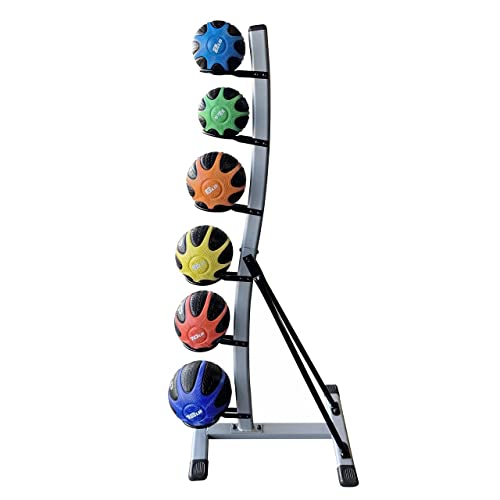 WF Athletic Supply Medicine & Exercise Ball - Durable Rubber & Consistent Weight Distribution; Comfort Textured Grip for Strength, Balance & Core Training, Multiple Choices Available