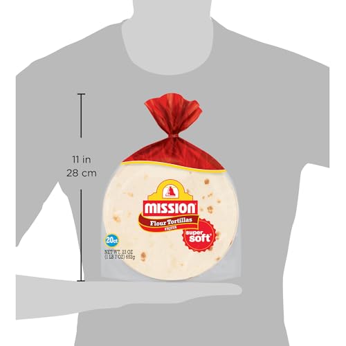 Mission Fajita Flour Tortillas, Small Size, 20 Count, Trans Fat Free