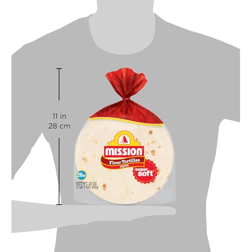 Mission Fajita Flour Tortillas, Small Size, 20 Count, Trans Fat Free