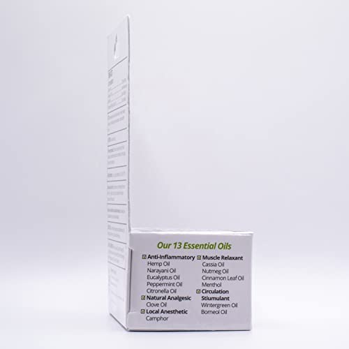 ZEN Hemp Balm for Relief, Hemp Oil Extract for Joints, Back, Neck and Elbows, Hemp Infused Topical Cream - 0.7 oz (Pack of 1)