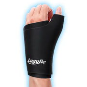 Wearable Thumb Wrist Ice Pack-Hot Cold Compress Hand Finger Ice Pack,Reusable for Injuries,Carpal Tunnel,Arthritis,Tendonitis,De Quervain's Tenosynovitis, Swelling & Bruises Black-S/M