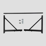 Titan Fitness Adjustable Depth 52" Wall Mounted Pull Up Bar, 14" or 22" From Wall, Rated 400 LB, Home or Garage Gym Chin Up Workout Training Station, Upper Body Workout