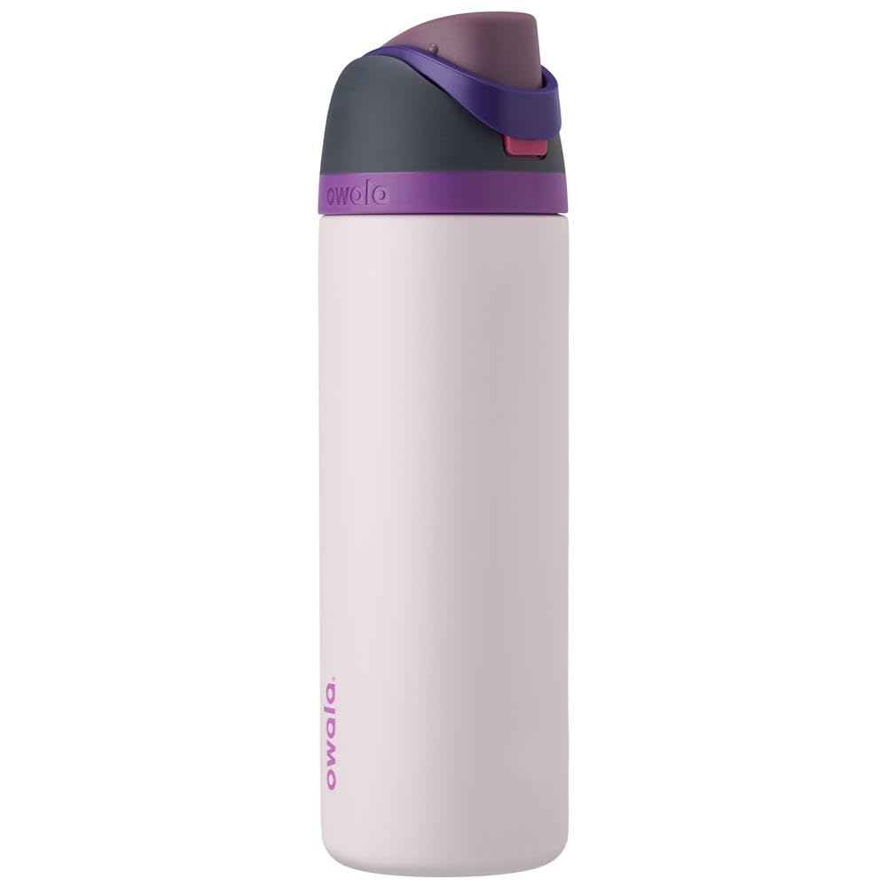 Owala FreeSip Insulated Stainless Steel Water Bottle with Straw, BPA-Free Sports Water Bottle, Great for Travel, 24 Oz, Camo Cool
