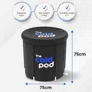 The Cold Pod Ice Bath Tub for Athletes with Cover: 88 Gallons Cold Plunge Tub for Recovery, Multiple Layered Portable Ice Bath Plunge Pool