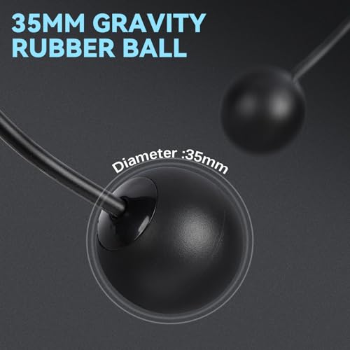 Skipping Rope with Counter, Cordless Jump Rope, Adjustable Digital Counting Jump Ropes, Gravity Ball Skipping, Weighted Jump Rope With Counter for Lose Weight, Burn Calories