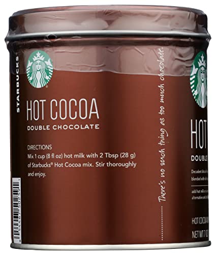 Starbucks Hot Cocoa, Double Chocolate, 7 Ounce