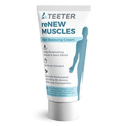 TEETER Renew - Muscle & Joint Pain Cream with Emu Oil, MSM, Arnica, Boswellia Serrata Glucosamine (2.5 oz)