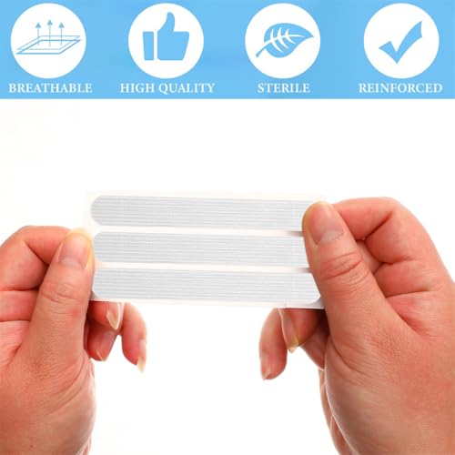 Skin Wound Closure Tape 24pcs Wound Suture Closure Strips Emergency Wound Closure Device Laceration Closure Kit Repair Wounds Without Stitches 12x100mm