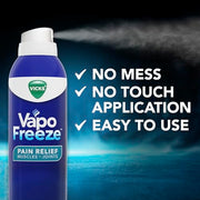 Vicks VapoFreeze Menthol Pain Relieving Spray 3oz, for Muscles & Joint Pain Associated with Arthritis, Simple Backaches, Strains, Sprains, Bruises, Vicks Vapors, Penetrating Formula