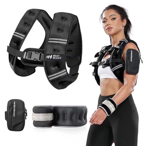 Weighted Vest Woman 5 12 15 20 25 30 lb Weight Vest with Ironsand for Walking Strength Training Running Workout