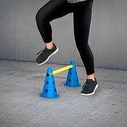 Juvale Agility Training Equipment Set - 28-Piece, One Size - Workout Equipment for Speed & Footwork with Ladder, Hurdles, Cones & Resistance Parachute for Speed Training