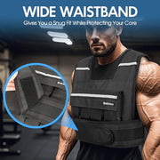 Weighted Vest for Men and Women, 2-18lb Vest with 16 Ironsand Weights for Home Workouts, Adjustable Body Weight Vest Exercise Set for Strength Training, running, walking, Cardio
