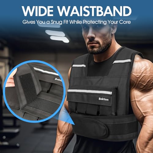 Weighted Vest for Men and Women, 2-18lb Vest with 16 Ironsand Weights for Home Workouts, Adjustable Body Weight Vest Exercise Set for Strength Training, running, walking, Cardio