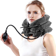 Neck Stretcher, Cervical Traction Device, Neck Traction Device, Adjustable Inflatable Neck Braces for Neck Pain and Support, Neck Stretcher Cervical Traction, Neck Decompression Home Use (Gray)