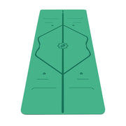 Liforme Original Yoga Mat – Free Yoga Bag Included - Patented Alignment System, Warrior-like Grip, Non-slip, Eco-friendly, sweat-resistant, long, wide, 4.2mm thick mat for comfort