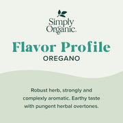 Simply Organic Oregano, .75 oz
