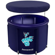 Jasonwell Ice Bath Tub for Athletes - Heavy Duty Cold Water Therapy Plunge Tub Ice Pod for Recovery Portable Ice Barrel Plunge Pool for Outdoor Inflatable Hot Tub Bathtub at Home for Adults
