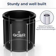 Premium Ice Bath Tub for Cold Plunge 90/XL Gallon Multilayer Portable and for Home Use| Ice Pod with Thermometer and Timer,Cold Plunge Tub for Athletes and Elderly Durable, Easy to Set Up