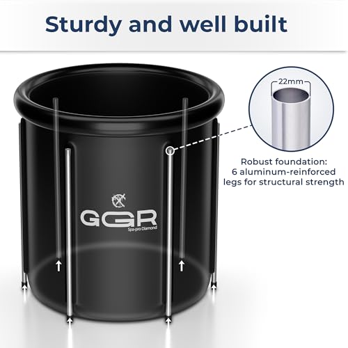 Premium Ice Bath Tub for Cold Plunge 90/XL Gallon Multilayer Portable and for Home Use| Ice Pod with Thermometer and Timer,Cold Plunge Tub for Athletes and Elderly Durable, Easy to Set Up