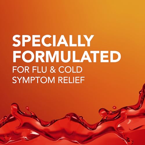 Vicks DayQuil & NyQuil Intense Flu Liquid, Value Pack, Over-The-Counter, Multi-Symptom, Powerful Relief for Body Aches, Fever, Headache, Sore Throat, and Cough, 6 Hour Relief, Cherry Flavor, 12 FL OZ