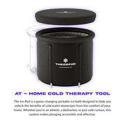 The Ice Pod – Portable Ice Bath for Recovery & Wellness – Collapsible Design with Thermal Lid – For Athletes & Everyday Cold Plungers - The Pod Company