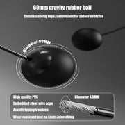 Skipping Rope with Counter, Cordless Jump Rope, Weighted Jump Rope, Adjustable Digital Counting Jumps Ropes for Lose Weight, Burn Calories