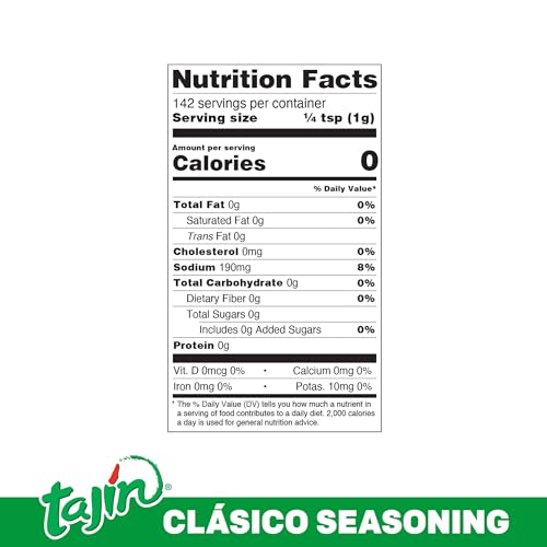 Tajín Clásico Chile Lime Seasoning 5 oz (Pack of 1)