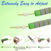 Jump Rope for Kids - Adjustable Soft Skipping Rope with Skin-Friendly Foam Handles for Kids, Boys, Girls, Children - Outdoor Fun Activity, Great Party Favor, Exercise Activity & Fitness