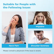 StrongTek Dual-Curve Cervical Pillow – Neck Traction Wedge for Pain Relief, Posture Correction & Stretching – Orthopedic Foam Pillow with Washable Cover