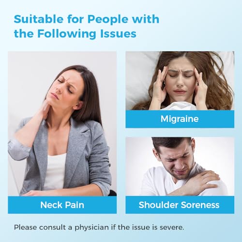 StrongTek Dual-Curve Cervical Pillow – Neck Traction Wedge for Pain Relief, Posture Correction & Stretching – Orthopedic Foam Pillow with Washable Cover