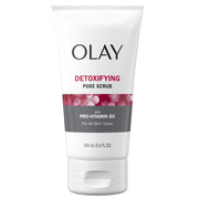 Facial Cleanser by Olay Regenerist, Detoxifying Pore Scrub & Exfoliator, 5 Oz (Pack of 3)
