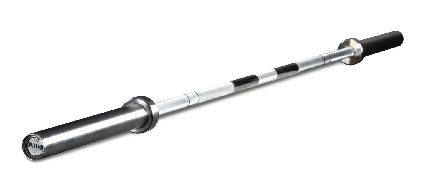 Rep Fitness Barbells- Choose between the Teton Training Barbell (15 or 20KG), Delta Mixed-Use Bar (20KG), Badlands Powerlifting Barbell (20KG)