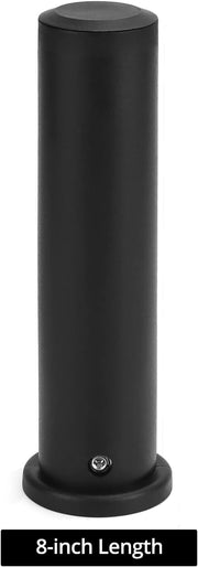 QWORK Adapter Sleeve (2 Pairs) – Convert 1" Standard to 2" Weight Plate Posts – 8" Length, 600lbs Capacity, Removable End Caps, Hex Bolt Locking, Includes Allen Keys