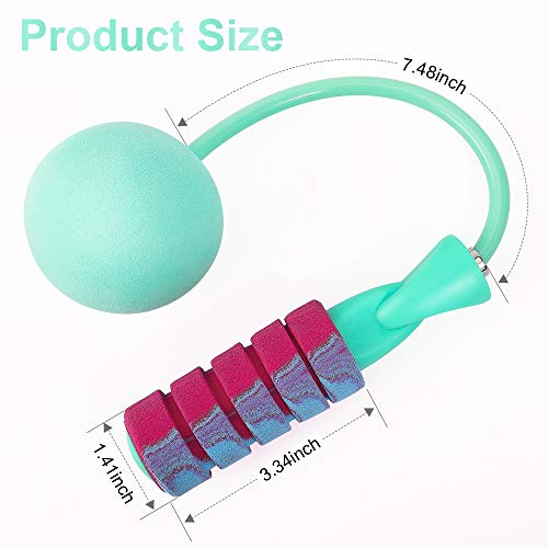 Jump Rope, Weighted Ropeless Skipping Rope for Fitness, Tangle-Free Rapid Speed Cordless Jump Rope Workout for Men, Women, Children…