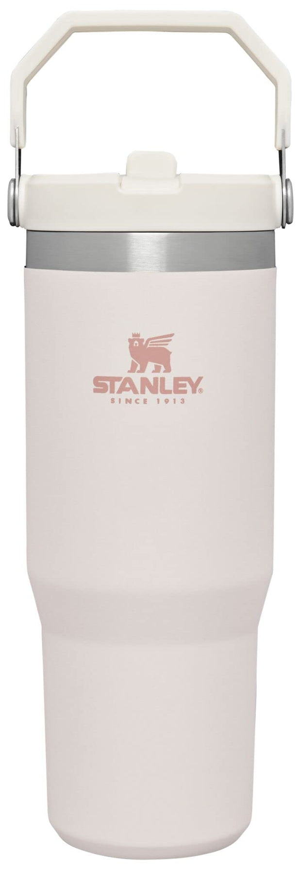 Stanley IceFlow 2.0 Flip Straw Tumbler with Handle 30 oz | Twist On Lid and Flip Up Straw | Leakproof Water Bottle | Insulated Stainless Steel | BPA-Free | Prickly Pear