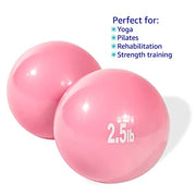 Trademark Innovations Weighted Toning Exercise Ball - Set of 2