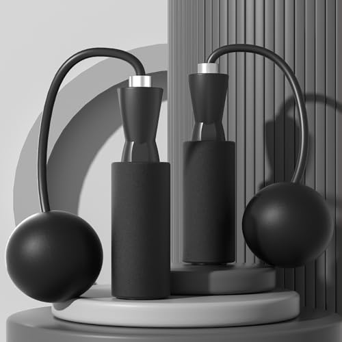 Weighted Jump Rope Without Rope Skipping Rope No Line Speed Rope Cordless For Fitness Workout Anywhere Ropeless Bod Rope for Exercise Training Beachbody Build