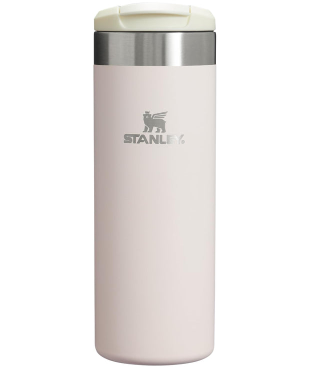 Stanley AeroLight Transit Bottle 20 oz | Locking Drink Through Lid | Leak Resistant Water Bottle or Coffee Travel Mug | Lightweight Insulated Stainless Steel | BPA-Free | Rose Quartz