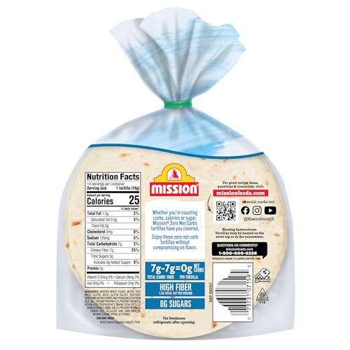Mission Foods Zero Net Carb Flour Tortilla