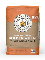 King Arthur Golden Wheat Flour: Formerly White Whole Wheat Flour, All Purpose Flour, Non-GMO, Kosher Certified, 5lb bag