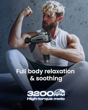 RENPHO Massage Gun Deep Tissue, Percussion Muscle Massage Gun for Athletes, Electric Handheld Massager Gun for Pain Relief Relax 6 Massage Head, 15 Speed (Black)