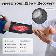 Reamphy Elbow Brace,Comfortable Night Elbow Sleep Support,Elbow Splint, Adjustable Stabilizer Splints, Cubital Tunnel Syndrome,Tendonitis,Ulnar Nerve,Tennis,Fits for Men and Women(Fits Most)