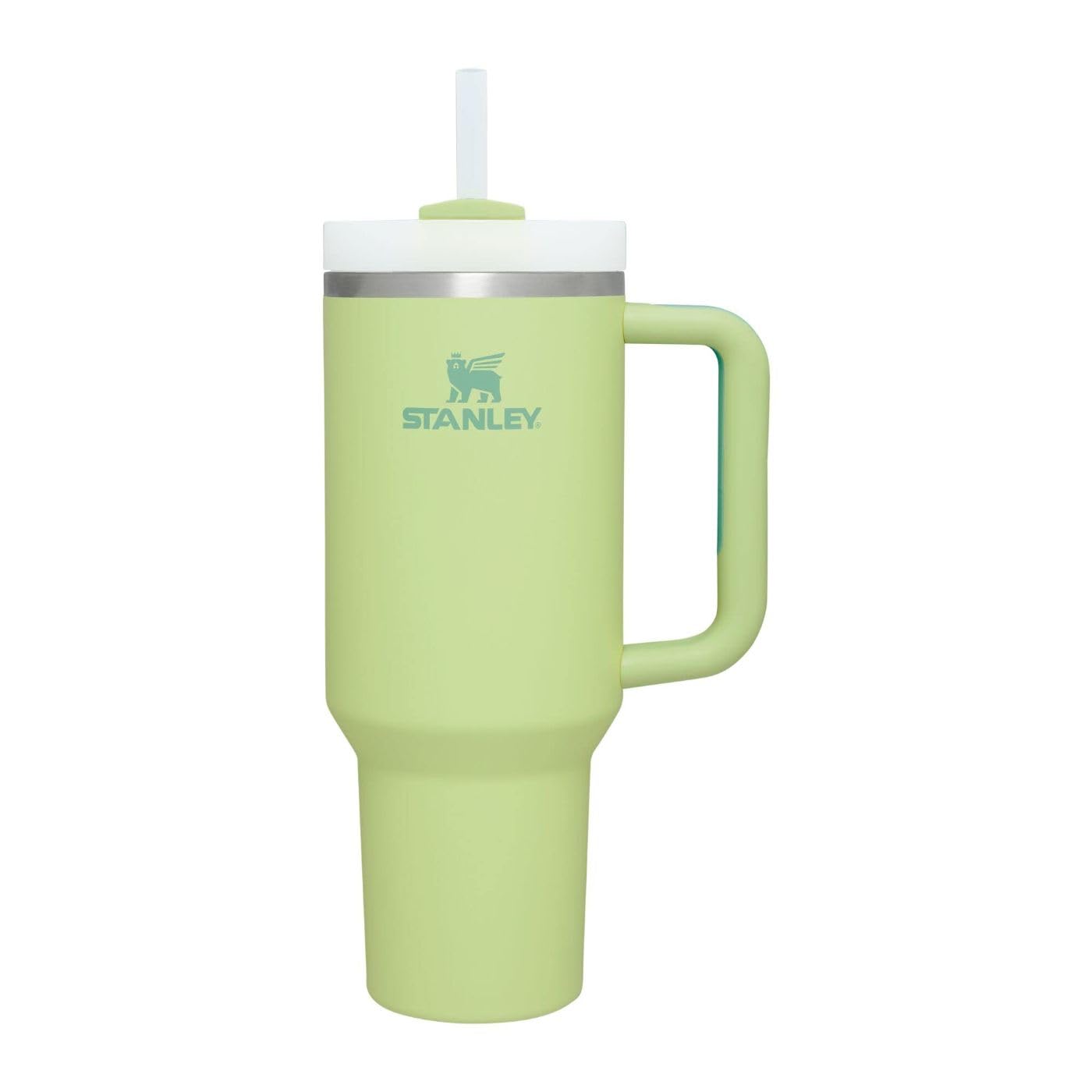 STANLEY Quencher H2.0 Tumbler with Handle and Straw 40 oz | Flowstate 3-Position Lid | Cup Holder Compatible for Travel | Insulated Stainless Steel Cup | BPA-Free | Black Chroma