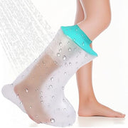 Waterproof Leg Cast Cover for Showering, Reusable Shower Sleeve for Lower Leg After Surgery, Watertight Non-Slip Adult Fracture Protector Bag, Water Proof Medical Covers for Calf/Ankle/Wound/Bandages