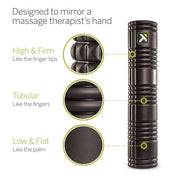 TRIGGERPOINT Performance Therapy Grid Patented Multi-Density Foam Massage Roller Exercise, Deep Tissue&Muscle Recovery Relieves Muscle Pain & Tightness, Improves Mobility & Circulation